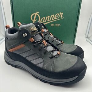 Danner Work Mens 4.5" Riverside EH Waterproof Work Shoe Gray/Orange Size US 15 D